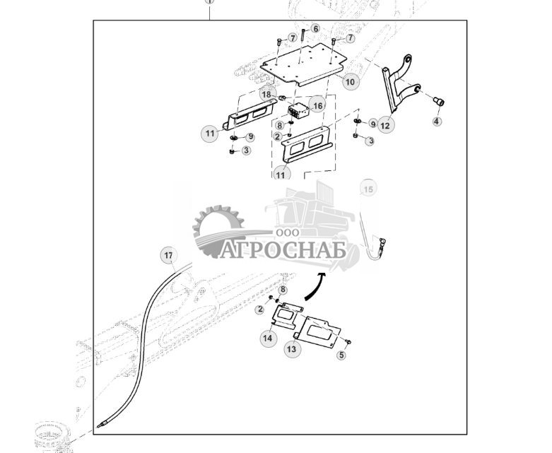 Lubrication Harness Kit, Boom, CF785S - ST875950 178.jpg